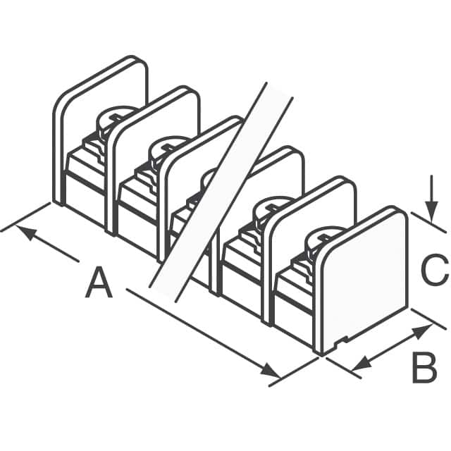 1977477-3 TE Connectivity AMP Connectors  Barrier Blocks